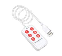 ZEPFJHE USB Multifunctional 6 Keyboard Programmable Macro Keyboard For Gaming Work Macro User Defined Ergonomic Keypad