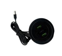 ZEPFJHE USB Port Desktop Embedded Charging Connector For Desk Data Line Splitter Socket For Home Station