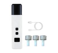 ZEPFJHE USB Rechargeable Pet Nails Grinder Low Noise Safe Grinding Head Ergonomic Handle for Sensitive Animals Home Grooming Dog Nails Grinder