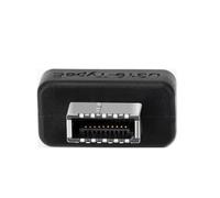 ZEPFJHE USB TypeE To USB3.0 19Pin Header Converters Vertical Adapter For Easy Front Panel Connection Good Connectors Front Panel Adapter