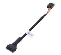 ZEPFJHE USB3.0 Header To USB 2.0 Converters Cable 19/20Pin To 9 Pin Male Female For Motherboards Extension