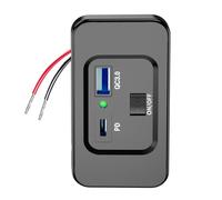 ZEPFJHE Vehicles Charging Station USB 18W USB C PD20W Port Fast Charging Socket For 12-24V Car Boats Trucks Vehicles Power Socket