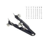 ZEPFJHE Versatile Spring Plier Tool Set with 8pcs Stainless Steel Pins for Watch Enthusiasts and Projects Watch