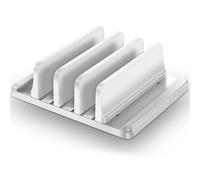 ZEPFJHE Vertical Laptop Stand 3 Slot Desktop Stand Holder Adjustable Dock Space Saving Laptop For Desk Notebook Vertical Notebook