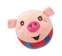 ZEPFJHE Vibrating Dog Toy Rechargeable Teaser For Dogs Interactive Plush Hamster Ball With Bounce And Sound Effects Outdoor Dog Toy