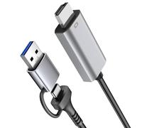 ZEPFJHE Video Captures Card 4K HDTV To USB+-C HDTV Video Grabber Box For PC Computer Camera Live Stream Record Meeting Type C Card