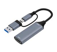 ZEPFJHE Video Capturing Card USB+Type C To HDTV USB Capturing Device Convert Digital Converter For PC HDTV Laptop Gaming Tool
