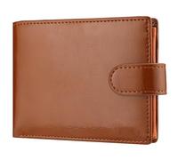 ZEPFJHE Vintage Hasp Leather Wallet for Men with High Capacity Card Slots and Coin Pocket for Everyday Use