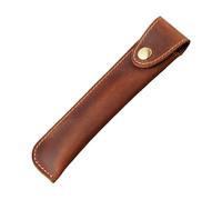 ZEPFJHE Vintage Leather Pen Case Fountain Pen Pouches Leather Sleeve Fountain Sleeve Pencil Case for Women Men Elegant Organizers