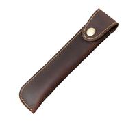 ZEPFJHE Vintage Leather Pen Case Fountain Pen Pouches Leather Sleeve Fountain Sleeve Pencil Case for Women Men Elegant Organizers