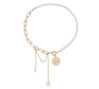 ZEPFJHE Vintage Star Pendant Necklace With Layering Tassels Design For Women Fashion Jewelry Lightweight Alloy Styles Accessory Lightweight Alloy Chain Necklace