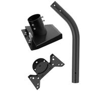 ZEPFJHE Wall Ceiling Mount Bracket For Satellite Dishes 360 Degree Rotation Design With Concrete Wood Surfaces Anchors Included Heavy Duty Bracket