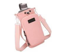 ZEPFJHE Water Bottle Sleeve Adjustable Shoulder Bag for Phone Water Bottle Outdoor Adventures Casual Travel Storage Multi Purpose Crossbody Organizer Bag