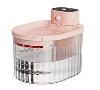 ZEPFJHE Water Fountains Dogs Dispenser Big Capacity Super Mute Automatic Low Noise Waterer Portable Cats Fountain ABS