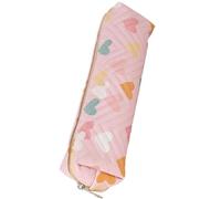 ZEPFJHE Water Resistant Leather Pen Bag Cartoon Pencil Case Portable Pens Organiser Pouches for Students Office Professional Kids School Pencil Organiser