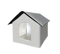 ZEPFJHE Weatherproofs Insulated Ferals Cats House Easy to Put Together, Selfwarming Shelter for Winter Outdoor Insulated Ferals Shelter