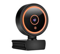 ZEPFJHE Webcam with Autofocus and Sound Canceling Mic for Video Conferencing Online Classes 125 Degree Wide View 360 Degree Rotate USB Connection and Use Webcam with Autofocus