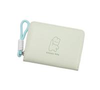 ZEPFJHE Women's Design PU Leather Wallet Large Capacity Card Holder with Coin Purse for Daily Use Large Capacity Change Pu Leather Small Cats Short