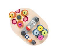 ZEPFJHE Wood Busy Boards Set For Preschoolers Encouraging Practical Learning Skills Wood Activity Boards For Children Child Development Toy