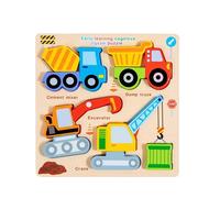 ZEPFJHE Wooden Animal Puzzle Toy for Toddler Fine Motor Skill Learning Preschool Educational Activity Board Game Cognition Early Learning Animal Puzzle