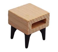 ZEPFJHE Wooden Miniature Bedroom Furniture Model, Bedside Table
