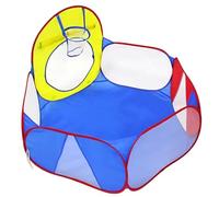 Zeph Kids Ball Pit, Baby Toddler Ball Pit Pool play tent, Portable Pop Up Toddlers Playhouse Baby Crawl Playpen Ball Pool with Basketball Hoop (Balls not Included), Birthday Gifts for Kids