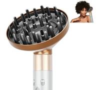 ZEPHBLOW Hair Diffuser Attachment for Dyson Airwrap, Upgraded Diffuser Nozzle Compatible with Airwrap Styler, Curl-Defining Attachment for Wavy Curly Coil Hair, Gold