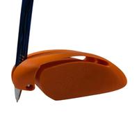 Zephylix Assistive Writing and Drawing Device, Finger Holder Tool for Left or Right Hands Orange