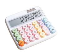 Zephylix Basic Office Calculator, Desktop Calculator Standard Calculator Large Display and Buttons for Office,School, Home & Business Use,Automatic Sleep White