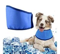 Zephylix Dog Cooling Bandana, Adjustable Pet Scarf Dog Cooling Collar Outdoor Ice Collar Cooler for Small Medium Large Breeds Blue M