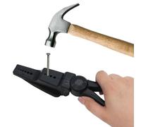 Zephylix Plastic Pliers, Nail Holder for Hammering Nail Starter Hand Pliers, for Household and Construction Nail Tool Black
