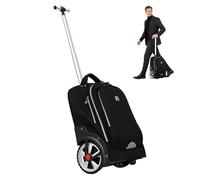 Zephylix Rolling Backpack with Wheels, Laptop Backpack, Large Capacity, Waterproof Wheeled Backpack for Travel Business College
