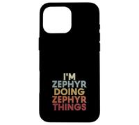 Zephyr Name Zephyr Personalized Name First Given Case for iPhone 16 Pro Max