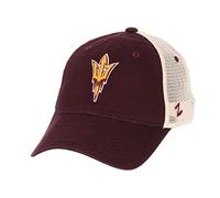 Zephyr NCAA Arizona State Sun Devils Men's University Relaxed Cap, Adjustable Size, Team Color/Stone