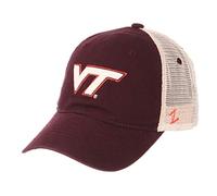 Zephyr NCAA Virginia Tech Hokies Mens University Relaxed Hat, Adjustable, Team Color/Stone