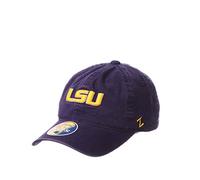 Zephyr Unisex Kid's Adjustable Scholarship Hat Team Color, LSU Tigers Purple, One Size