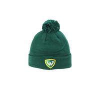 Zephyr Wayne State Warriors Green Cuff Beanie Hat with POM - NCAA WSU Cuffed Winter Knit Toque Cap