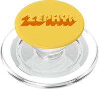 Zephyr Wind Classic Retro Team Vintage Skate Surf Vibe Style PopSockets PopGrip for MagSafe