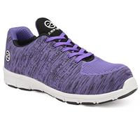 Zephyr ZX20 S1 SRA Lilac Ladies Aluminium Toe Cap Safety Trainers Work Shoes PPE (7 UK)