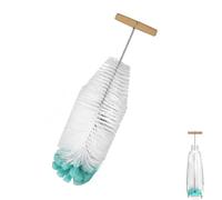 ZephyrCraft Bottle Cleaning Brush Set Compatible with SodaStream- Bottle Cleaner Brush for Baby Pet Flashe & Glass Bottles, Anti-Scratch Water Bottle Cleaner with Durable Wood Handle