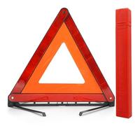 ZephyrCraft Warning Triangle for Car, Foldable Safety Warning Triangle for Roadside, Reflective Red Breakdown Triangle Signs for Emergency Situations, Storage Case Included