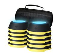 ZephyrGlow Flash Reflex and Reaction Training LED Light, Reaction Training for Thletes, Trainers, Coaches, Fitness Trainers, Physical Educators,Physical Therapy 10PCS