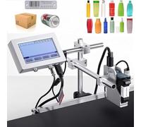 ZephyrGlow Line Inkjet Coder, Inkjet Coding Machine, Date Coding Machine, Portable Smart Printer for Barcode/Batch Number/Label/Image/Date Printer,12.7mm