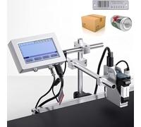 ZephyrGlow Online Inkjet Coder, Industrial Inkjet Printer for Batch Date, Number Code on Carton Box, Plastic Bags, Tin Can, Pet Bottles,12.7mm
