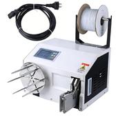 ZephyrGlow Sealing Machine Automatic Twist Tie Bundle, Includes Wire, for Bakery, Power Cord, Network Cable Packaging Ovalplasticcoatedwire winding