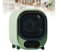 ZephyrGlow Small Freestanding Condenser Dryer, 0.8kg Load, Spin Dryer, Portable Dryer Machine, Countertop Mount, Perfect for Dorms & RVs Green