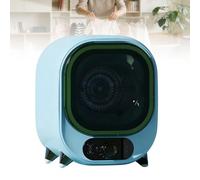 ZephyrGlow Small Freestanding Condenser Dryer, 0.8kg Load, Spin Dryer, Portable Dryer Machine, Countertop Mount, Perfect for Dorms & RVs Blue