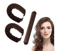 ZEPIQOR 3 Pieces Long Curler for Bushing, Soft Rollers for Sleeping, Wavy Hair Tube, Heatless Curling Iron for All Hair Types, Curls No Heat at Night