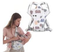ZEPIQOR Ergonomic Baby Carrier Baby Carrier for Babies Extra Soft and Ultralight Baby Carrier for Babies with Hook Closure