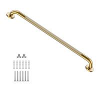 Zepolu Brushed Gold Grab Bar 36 Inch, Safety Shower Handrail for Senior